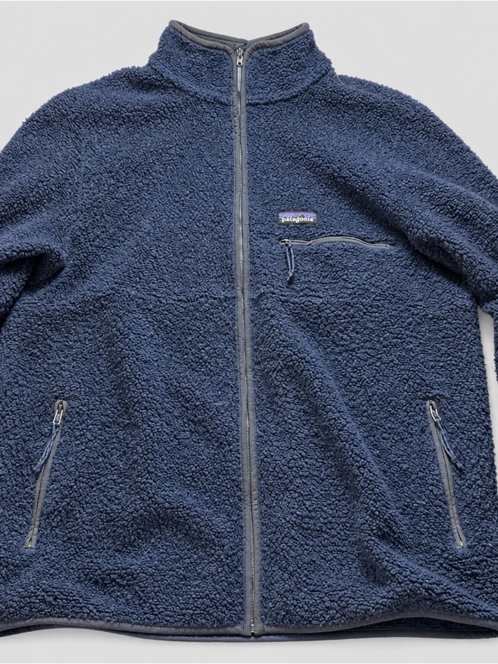 Patagonia Men's Reclaimed Fleece Jacket
Navy Blue Full Zip
